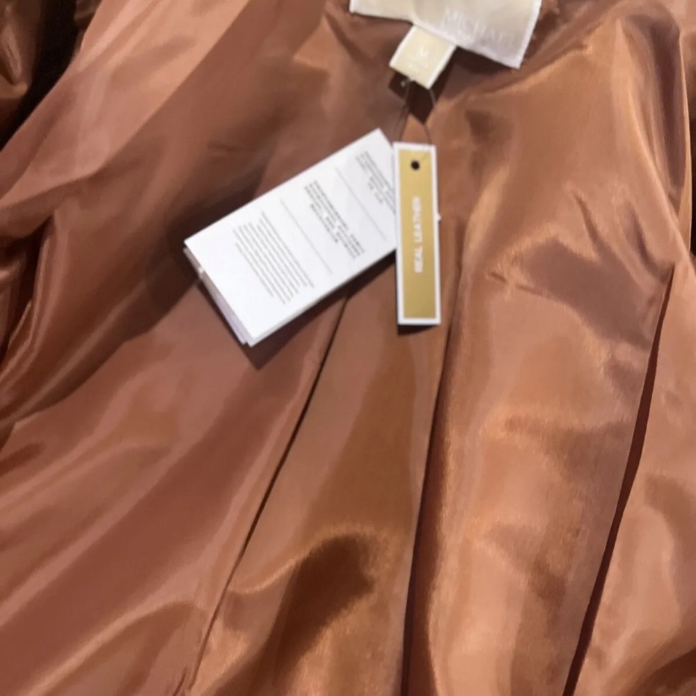 NWT MICHEAL KORS LEATHER JACKETS - Picture 5 of 5